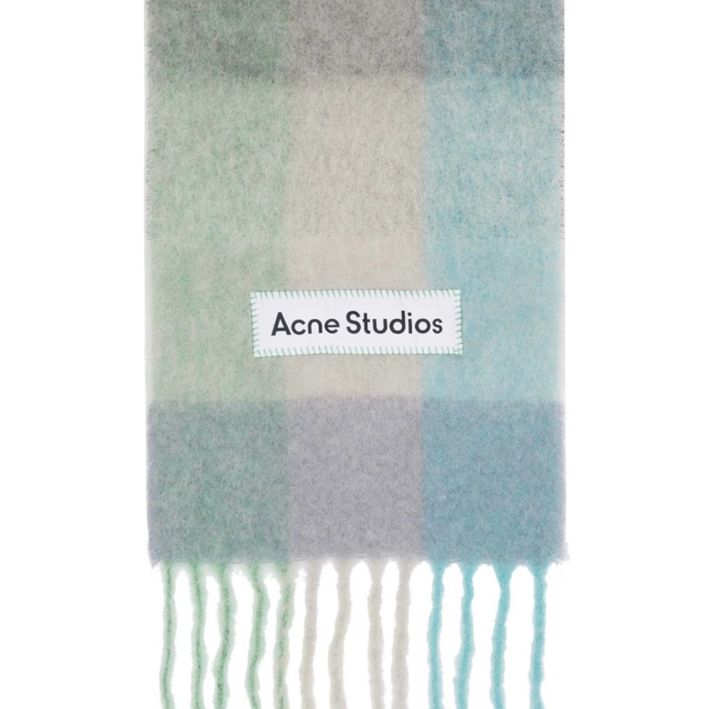 NWT Acne Studios Pastel Multi-Color Cozy Scarf
